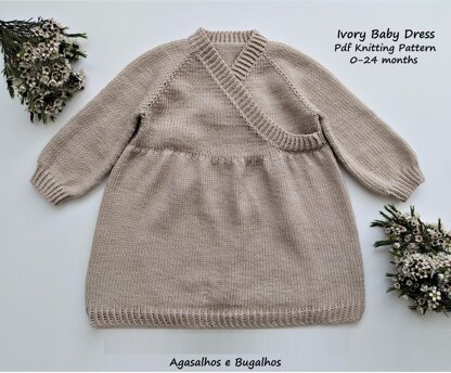 Ivory Baby Dress | 0-24 months