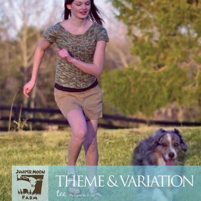 Theme & Variation Tee in Juniper Moon Farm Findley Dappled - JMF04-04