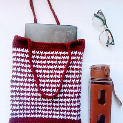 The Houndstooth Tote Bag