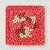80 Camouflage Round Square Motif
