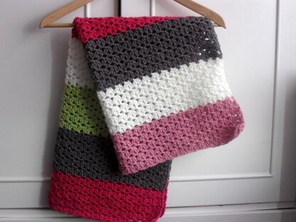 Candy baby blanket