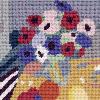 DMC Vase with flowers - Henri Matisse Tapestry Kit - 16 x 16cm