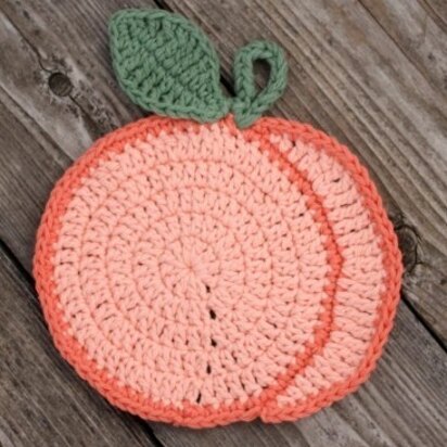 Peachy Dishcloth in Lily Sugar 'n Cream Solids