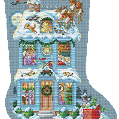 Twas the Night Before Christmas PDF Cross Stitch Pattern INSTANT