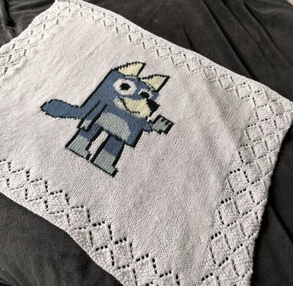 Bluey And Family Logo Toss Knit