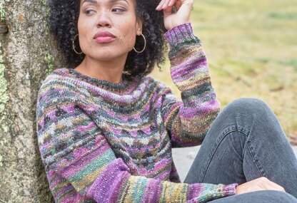 Haskell Sweater in Berroco Sesame - Downloadable PDF