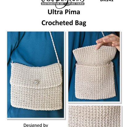 Crocheted Bag in Cascade Yarns Ultra Pima - DK141 - Downloadable PDF