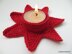 Candle Holder "Christmas Red Star"