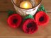 Little Poppy flower easy 15mins knit DK knitting pattern for Remembrance Sunday Armistice & Memorial day