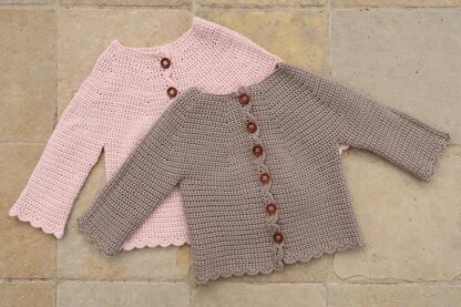 Alvina Bloomer and Cardigan Baby Set