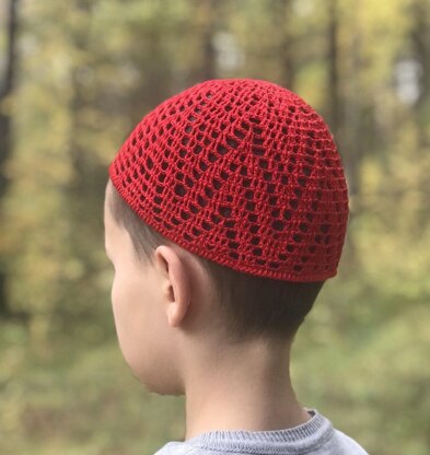 Mens crochet kufi cap