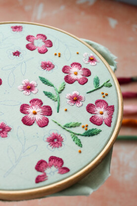 Floral Burst - Beginner Downloadable Embroidery Pattern