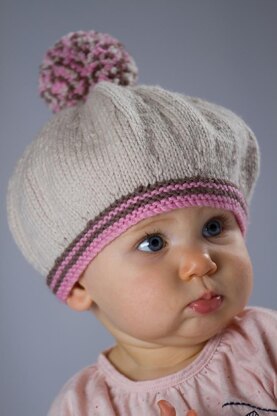 Molly May Beret and Shoes - Bc26 Baby Cakes by Little Cupcakes