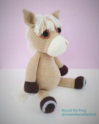 Crochet Amigurumi Toy Horse Biscuit