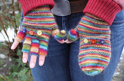 Smartphone friendly mitts