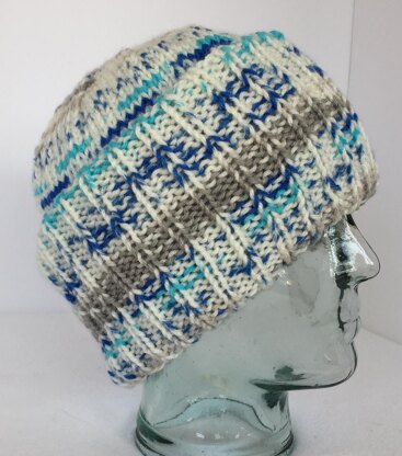 Triple Cuff Knit Hat