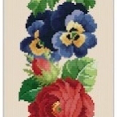 Ellen Maurer-Stroh Flower Border - EMS016 -  Leaflet