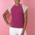 Charming Cap Sleeve Top - Free Crochet Pattern For Women in Paintbox Yarns Cotton DK