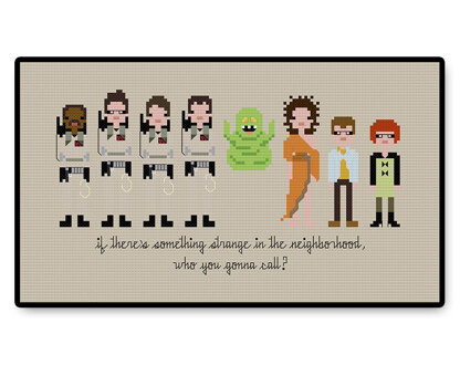 Ghostbusters - PDF Cross Stitch Pattern