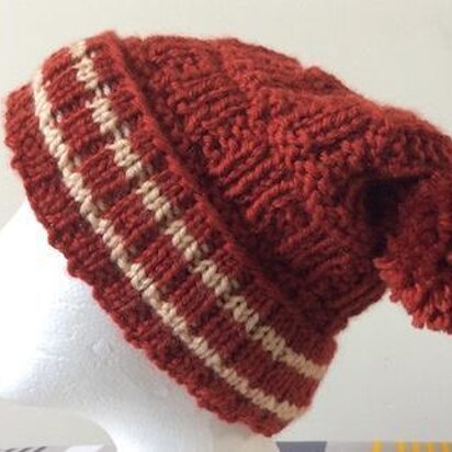 Two bobble beanie © Seashells Designs