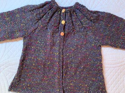 Yoke cardigan