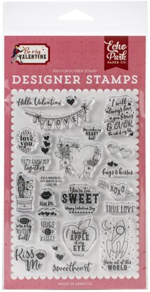 Echo Park Paper Echo Park Stamps - Hello Valentine, Be My Valentine