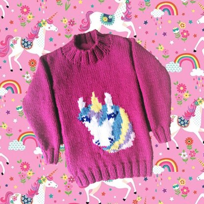 Unicorn Chunky Sweater