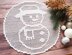 Snowman Doily