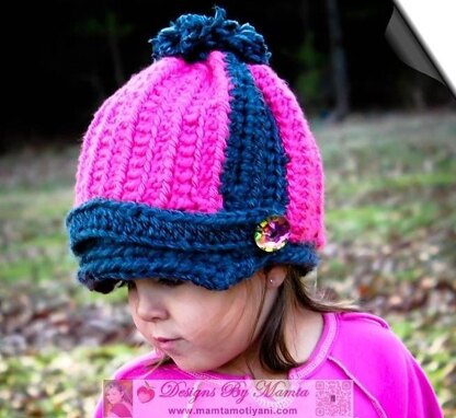 Crochet Newsboy Apple Jack Hat Pattern Designer