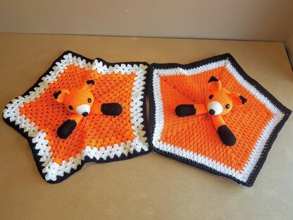 Foxy Fox Lovey Security Blanket
