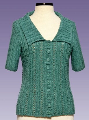 Double Eyelet Cardigan - #176