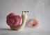 Romantic Pink Snail - knitting pattern (knitted round)