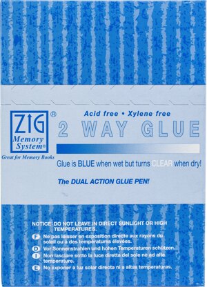 Zig 2-Way Glue Pen 12/Pkg - Fine Tip
