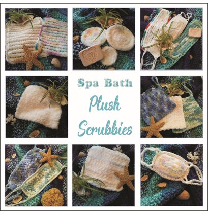 Spa Bath Plush Scrubbies