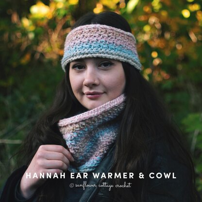 Hannah Ear warmer and cowl set