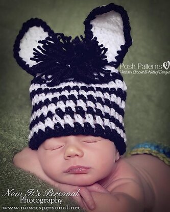 Baby Zebra Hat Crochet Pattern 158