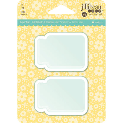 Hampton Art Jillibean Soup PVC Card Shakers 6/Pkg - Jar