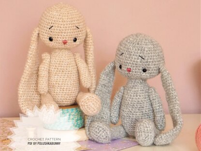 Crochet Pattern Little Bunny toy, amigurumi