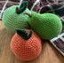 Mixed Fruits Crochet Pattern  - Apple Orange Pear