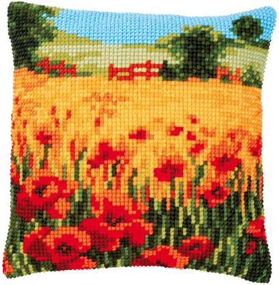 Vervaco Poppies Landscape Counted Cross Stitch Kit