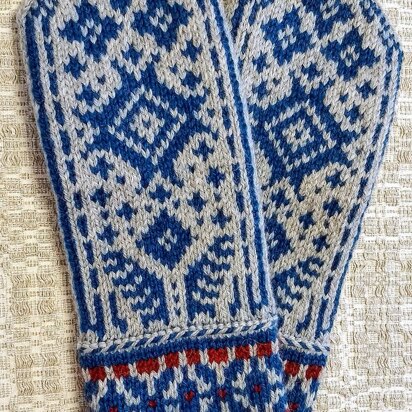 "Blue Dream" Mittens