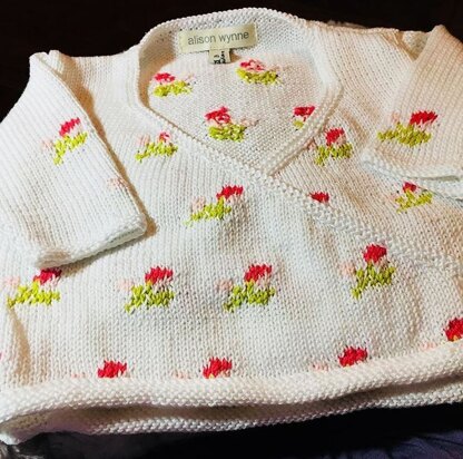 Baby Rosebud Cardigan