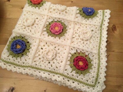 Summer flower blanket