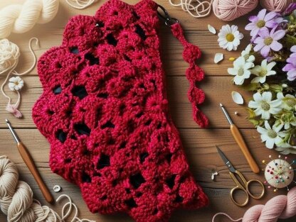 Crochet half Circle Bag Pdf + Video Tutorial