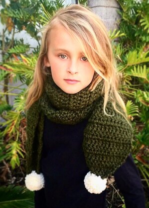 The Riley Pom Pom Scarf