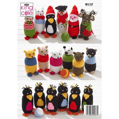 Crochet Indoor Skittles by King Cole - P9117 - Leaflet