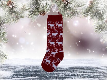 Moose Christmas Stocking II