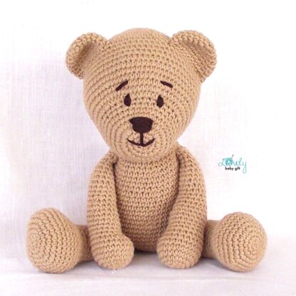 My Hobby Is Crochet: Fluffy Bear Baby Hat - Free Crochet Pattern