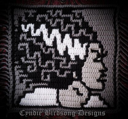 Classic Horror mosaic sq - Bride of Frankenstein