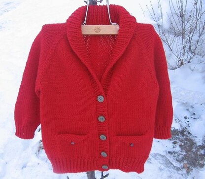 Phaedra & Theseus Knit Baby/Child Cardigan NB-10 yr